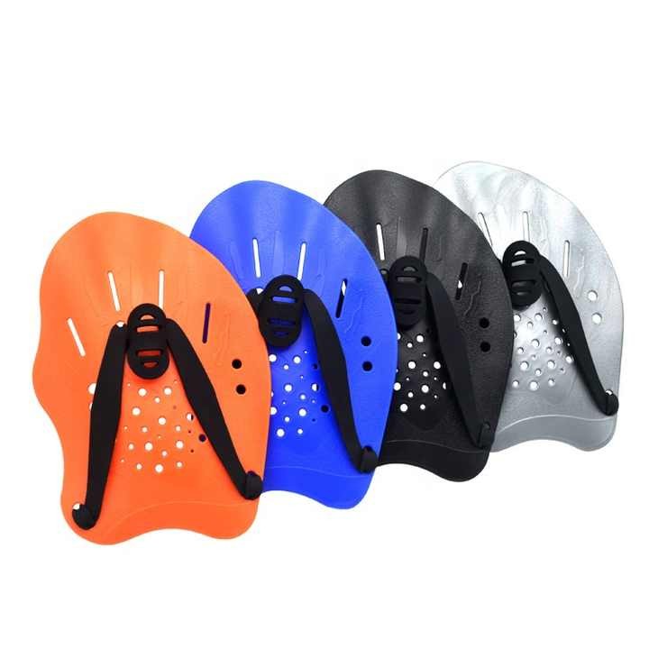 Factory Low Price Hot Sale Adjustable Silicone Straps Lightweight Swimming Paddles Adult Kids Swim Hand Paddles