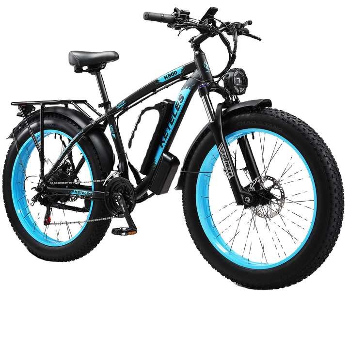 China Factory Direct 1000W K800 Fat Tire Electric Bicycle 17.5AH Lithium 26'' Electric Bike 48V Hydraulic Free Shipping US Stock