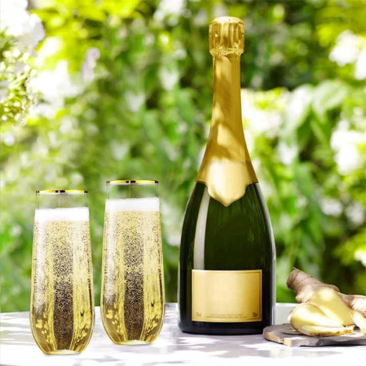 9OZ BPA Free Plastic Wine Glass Custom Dishwasher Safe Stemless PET Wine Glass for Party