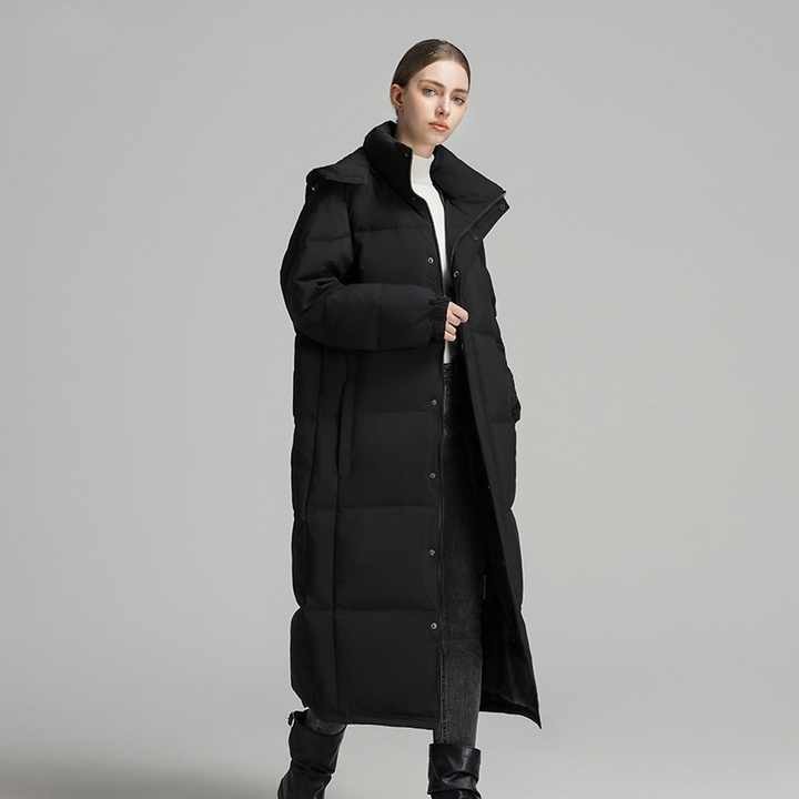 Hooded Fluffy Puffer Down Coat Women Thicken WarmWinter Women Fashion Warm Coat Down Jackets Cotton Female Clothing Jacket