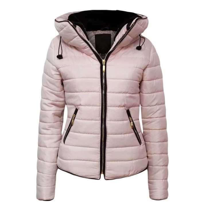 Newest Style Lady Puffer Jacket Women's Quilted Padded Winter Bubble Jacket for Outdoor Use