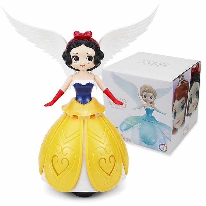 Hot Selling Kids Electric Toys Rotating Dance Princess Doll Toy With Light and Music