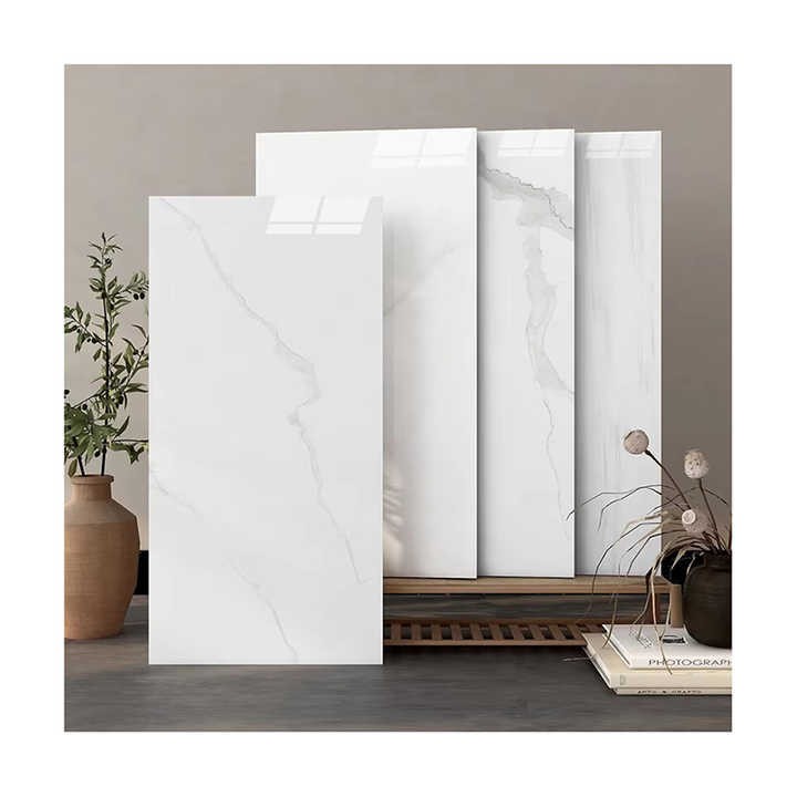 Rustic Tile Cheap Verified Black Marble Full Glazed Ceramic Porcelain Tiles for Floor 400x800mm