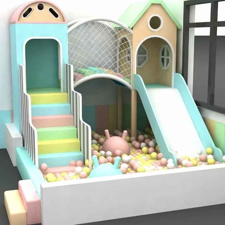 Naughty Castle Children's Park Playground Equipment Slide Trampoline Large Indoor Bounce Accessories Manufacturer